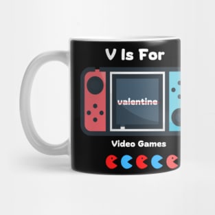 V Is For Video Games Mug